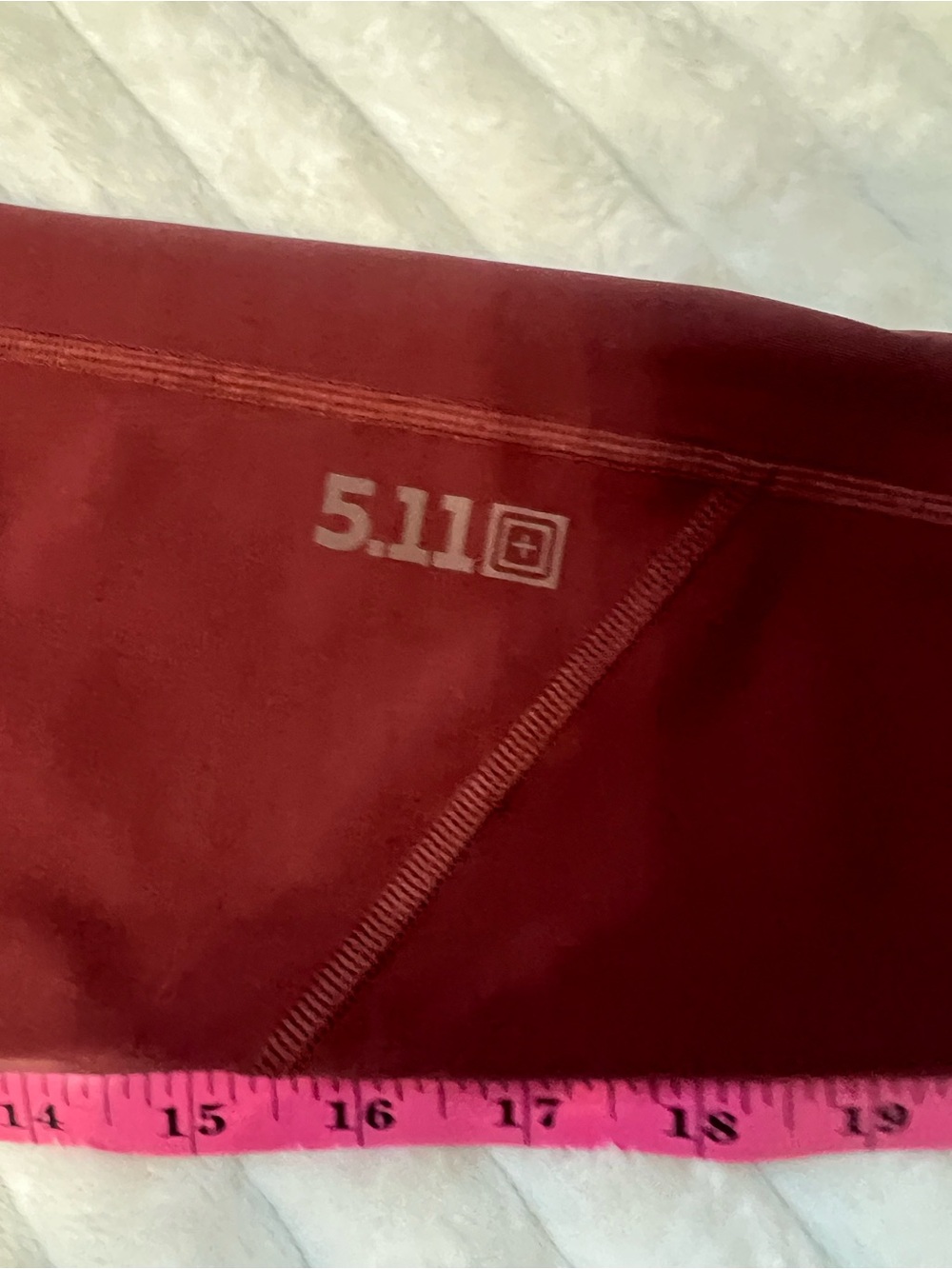 5.11 Tactical Pysical Training Leggings in Navy, Black & Burgundy Sz Medium - Picture 8 of 12